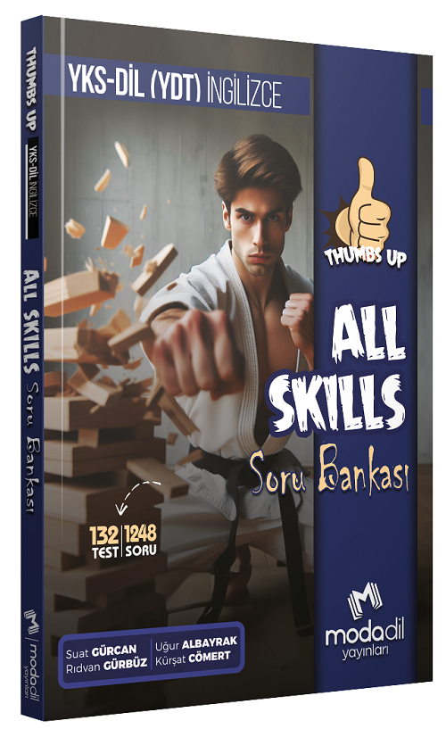 Modadil YKSDİL İngilizce THUMBS UP - ALL SKILLS Soru Bankası Modadil Yayınları