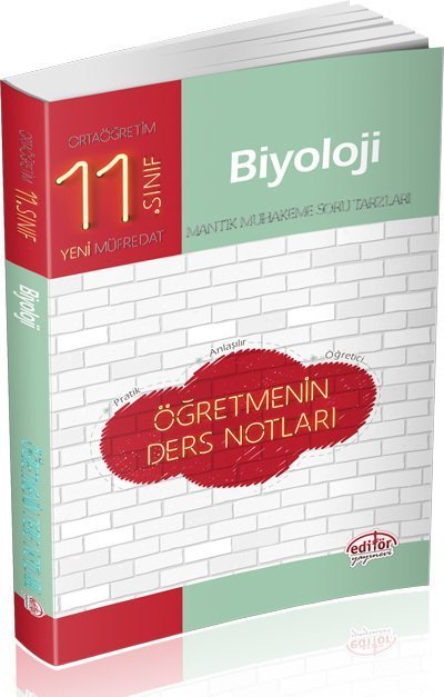 Editör 11. Sınıf Biyoloji Öğretmenin Ders Notları Editör Yayınları