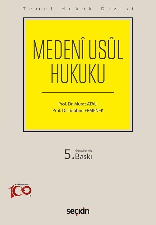 SÜPER FİYAT - Seçkin Medeni Usul Hukuku 5. Baskı - Murat Atalı, İbrahim Ermenek Seçkin Yayınları