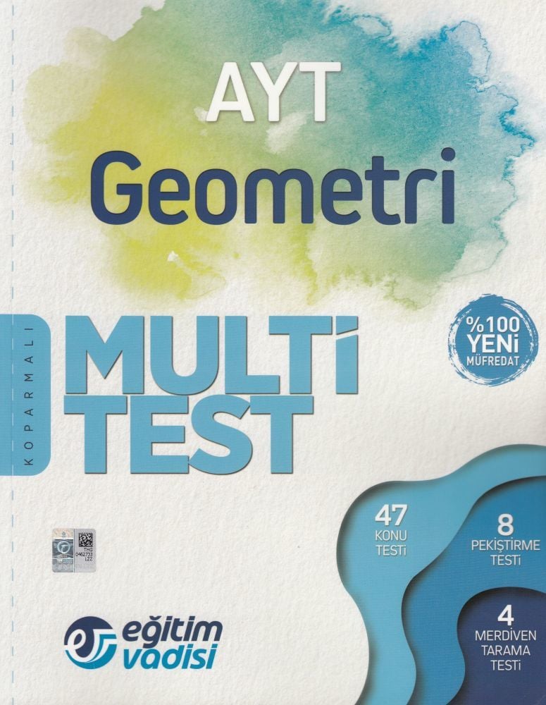 SÜPER FİYAT - Eğitim Vadisi YKS AYT Geometri Multi Test Eğitim Vadisi Yayınları