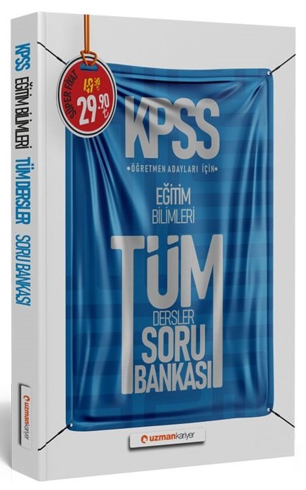 SÜPER FİYAT - Uzman Kariyer 2020 KPSS Eğitim Bilimleri Tüm Dersler Soru Bankası Tek Kitap Uzman Kariyer Yayınları