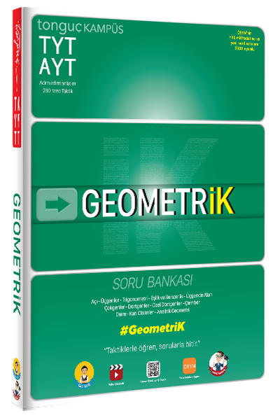 Tonguç YKS TYT AYT Geometrik Geometri Soru Bankası Tonguç Akademi