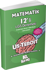 Ünlü 8. Sınıf LGS Matematik Us Teroit 12 li Deneme Ünlü Yayınları