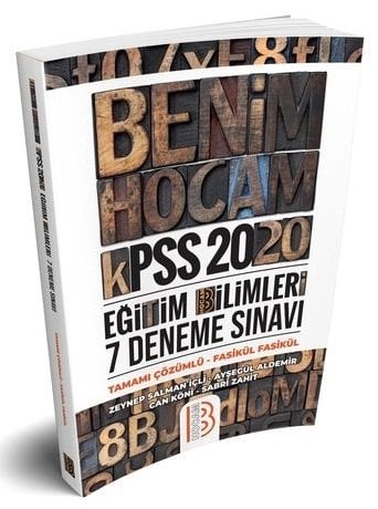 Benim Hocam 2020 KPSS Eğitim Bilimleri 7 Deneme Çözümlü Benim Hocam Yayınları