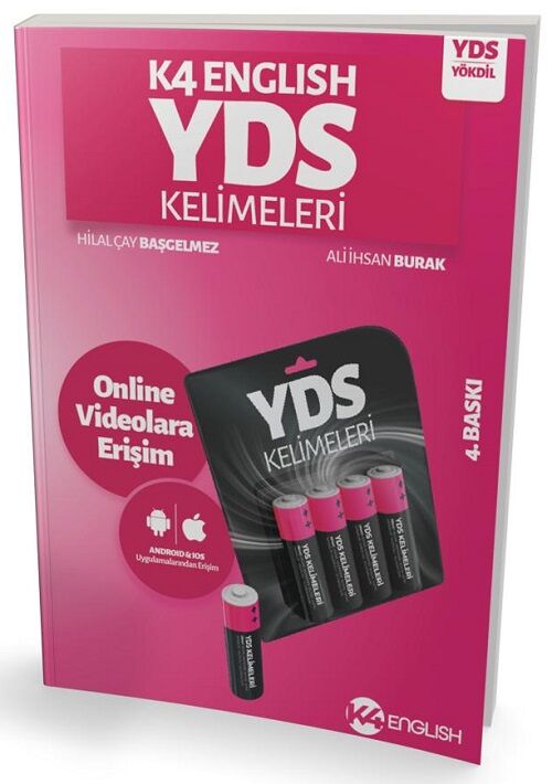 K4 Yayınları YDS Kelimeleri K4 Yayınları