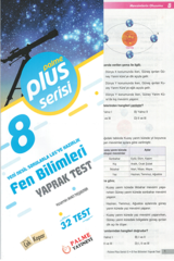 Palme 8. Sınıf Fen Bilimleri Plus Yaprak Test Palme Yayınları