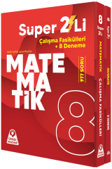 Örnek Akademi 8. Sınıf Matematik Süper İkili Çalışma Fasikülleri Seti Örnek Akademi Yayınları