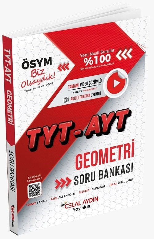 Celal Aydın YKS TYT AYT Geometri Soru Bankası Celal Aydın Yayınları