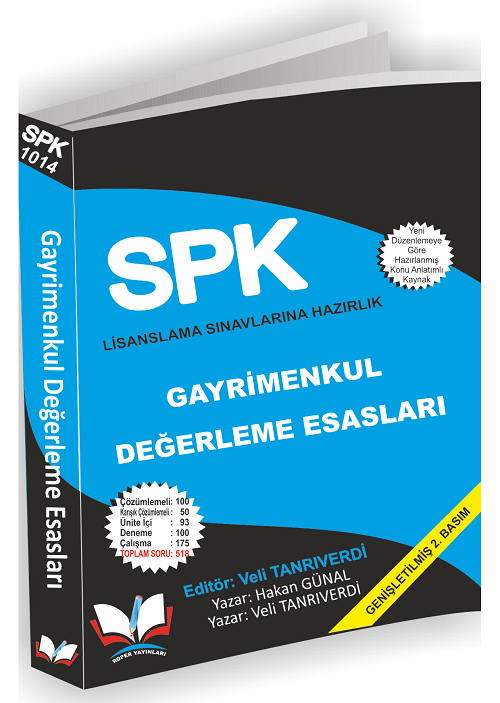 Roper SPK 1014 Gayrimenkul Değerleme Esasları Konut ve Gayrimenkul Roper Yayınları