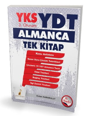 Pelikan YKS 3.Oturum YDT Almanca Tek Kitap Pelikan Yayınları