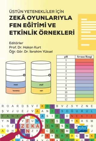 Nobel Zeka Oyunlarıyla Fen Eğitimi ve Etkinlik Örnekleri - Hakan Kurt Nobel Akademi Yayınları