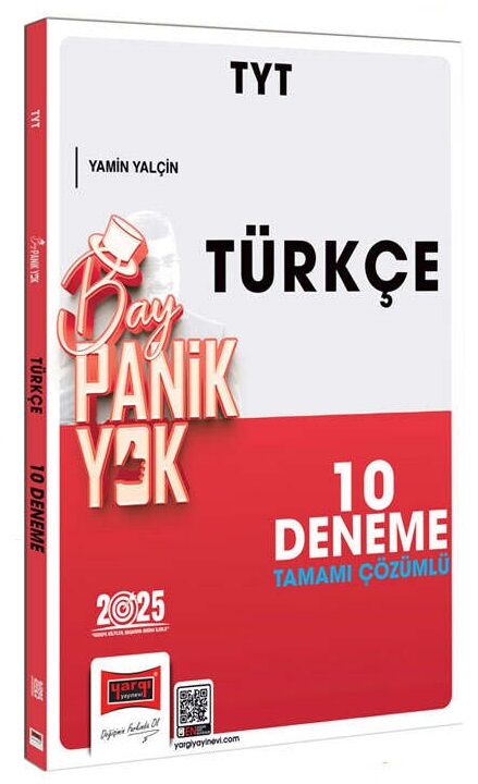 Yargı 2025 YKS TYT Türkçe Bay Panik Yok 10 Deneme Çözümlü - Yamin Yalçin Yargı Yayınları