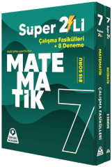 Örnek Akademi 7. Sınıf Matematik Süper İkili Çalışma Fasikülleri Seti Örnek Akademi Yayınları