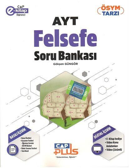 Çap Yayınları YKS AYT Felsefe Plus Soru Bankası Çap Yayınları