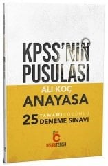 SÜPER FİYAT - Doğru Tercih 2019 KPSS nin Pusulası Anayasa 25 Deneme Çözümlü Ali Koç Doğru Tercih Yayınları