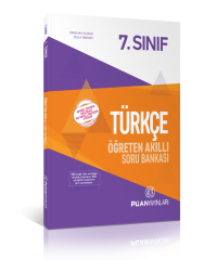 SÜPER FİYAT - Puan 7. Sınıf Türkçe Öğreten Akıllı Soru Bankası Puan Yayınları