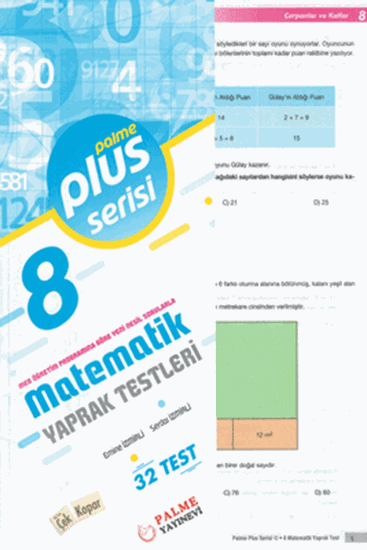 Palme 8. Sınıf Matematik Plus Yaprak Test Palme Yayınları