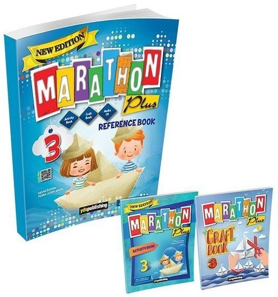 YDS Publishing 3. Sınıf İngilizce Marathon Plus Reference Book, Activity Book, Craft Book 3'lü Set YDS Publishing