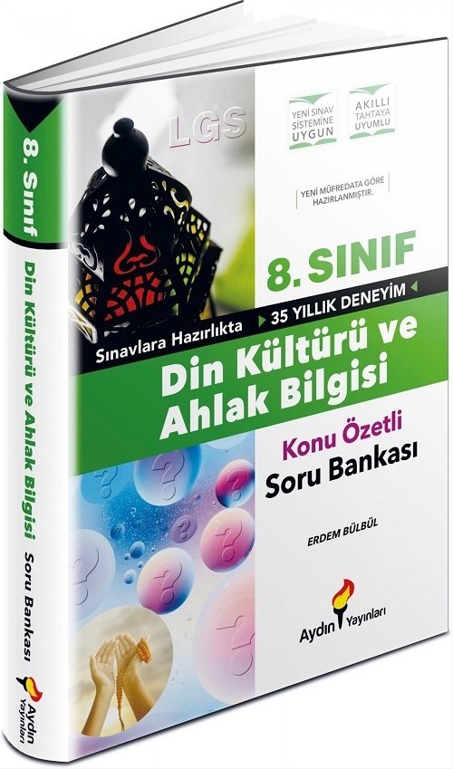 Aydın 8. Sınıf LGS Din Kültürü ve Ahlak Bilgisi Konu Özetli Soru Bankası Aydın Yayınları