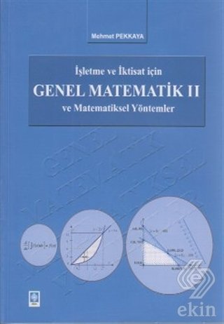 Ekin Genel Matematik 2 - Mehmet Pekkaya Ekin Yayınları