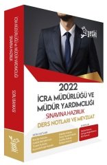 Yetki 2022 İcra Müdürlüğü ve Yardımcılığı Sınavı Konu Anlatımlı Ders Notları ve Mevzuat Yetki Yayınları