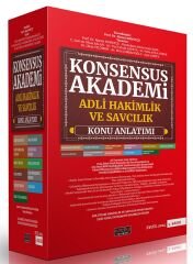 Savaş 2024 KONSENSUS Akademi Adli Hakimlik ve Savcılık Konu Anlatımı Modüler Set 5. Baskı - Ahmet Nohutçu Savaş Yayınları