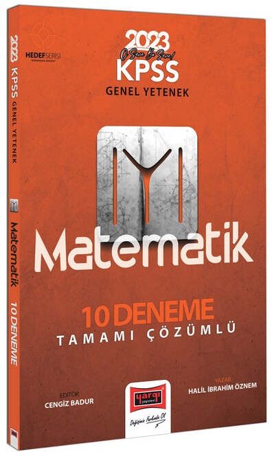 Yargı 2023 KPSS Matematik İYİ 15 Deneme Çözümlü Yargı Yayınları