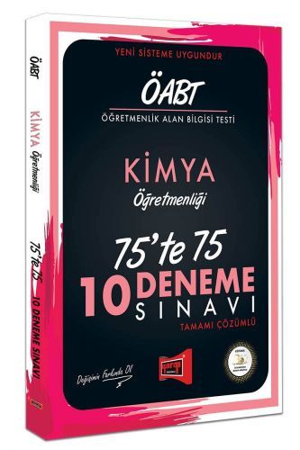 Yargı 2019 ÖABT Kimya Öğretmenliği 75 te 75 10 Deneme Sınavı Yargı Yayınları