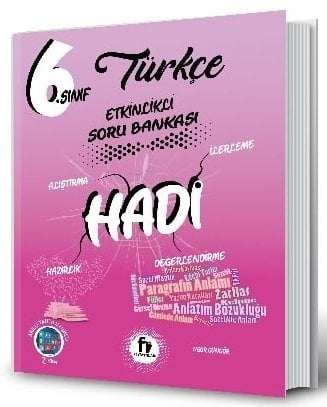 Fi Yayınları 6. Sınıf Türkçe HADİ Konu Anlatımlı Soru Bankası Fi Yayınları