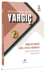 Dizgi Kitap İdari Hakimlik YARGIÇ Borçlar Hukuku Genel ve Özel Hükümler Soru Bankası Çözümlü 3. Baskı - Mustafa Dinçdemir Dizgi Kitap