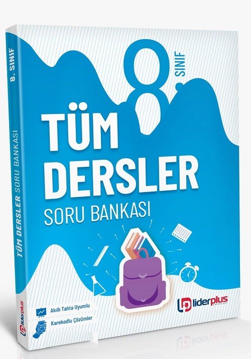 SÜPER FİYAT - Lider Plus 8. Sınıf Tüm Dersler Soru Bankası Lider Plus Yayınları