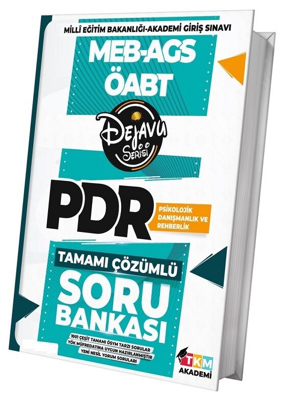 TKM Akademi ÖABT Psikolojik Danışmanlık ve Rehberlik DEJAVU Soru Bankası TKM Akademi