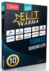 Paraf 8. Sınıf LGS Türkçe 1. Dönem Elit Karma 10 lu Deneme Paraf Yayınları