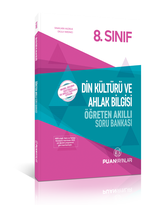 Puan 8. Sınıf Din Kültürü ve Ahlak Bilgisi Öğreten Akıllı Soru Bankası Puan Yayınları