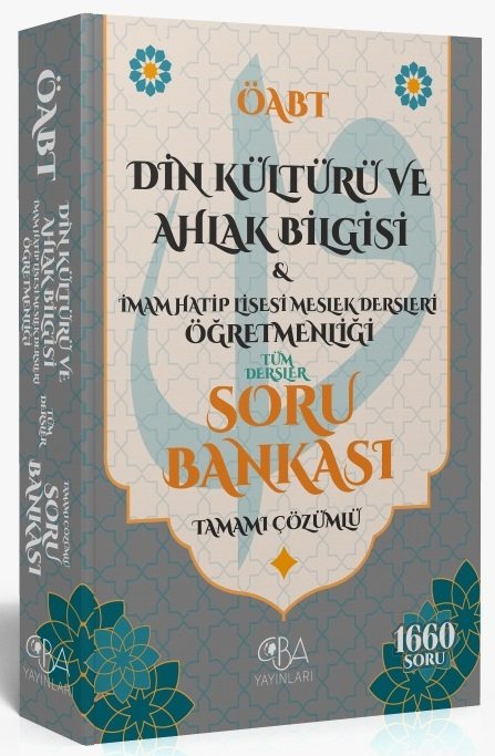 CBA Yayınları ÖABT Din Kültürü ve Ahlak Bilgisi Öğretmenliği Soru Bankası Çözümlü CBA Yayınları