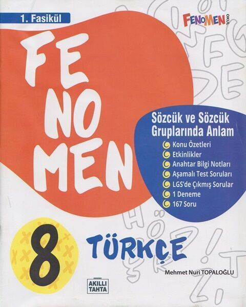 Gama 8. Sınıf Türkçe Fenomen Sözcük ve Sözcük Gruplarında Anlam 1. Fasikül Gama Yayınları