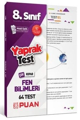 Puan 8. Sınıf Fen Bilimleri 64 Çek Kopar Yaprak Test Puan Yayınları