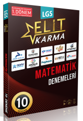 Paraf 8. Sınıf LGS Matematik 1. Dönem Elit Karma 10 lu Deneme Paraf Yayınları