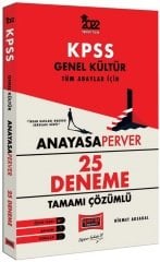 Yargı 2022 KPSS Tüm Adaylar Anayasaperver Anayasa Vatandaşlık 25 Deneme Çözümlü Yargı Yayınları