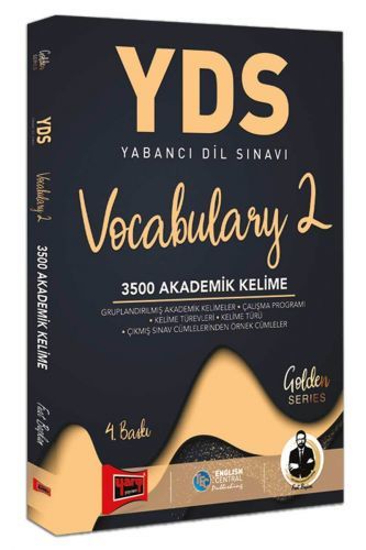 Yargı YDS Vocabulary-2 3500 Akademik Kelime Golden Series Yargı Yayınları