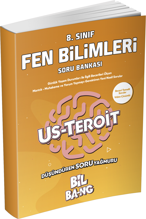 Ünlü 8. Sınıf Fen Bilimleri Us Teroit Soru Bankası Ünlü Yayınları