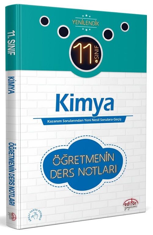 Editör 11. Sınıf Kimya Öğretmenin Ders Notları Editör Yayınları