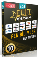 Paraf 8. Sınıf LGS Fen Bilimleri 1. Dönem Elit Karma 10 lu Deneme Paraf Yayınları