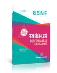 SÜPER FİYAT - Puan 8. Sınıf Fen Bilimleri Öğreten Akıllı Soru Bankası Puan Yayınları