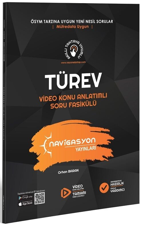 Navigasyon YKS TYT AYT Matematik Türev Video Konu Anlatımlı Soru Fasikülü Navigasyon Yayınları