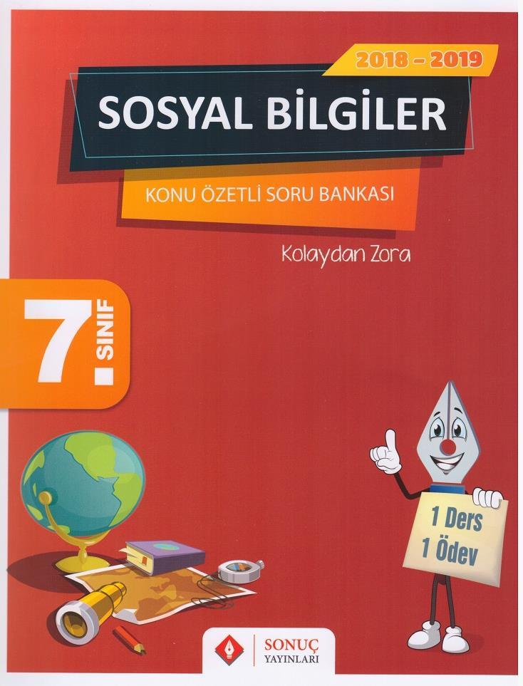 Sonuç 7. Sınıf Sosyal Bilgiler Konu Özetli Soru Bankası Seti Sonuç Yayınları