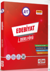 Nego YKS AYT Edebiyat Ders Föyü Nego Yayınları