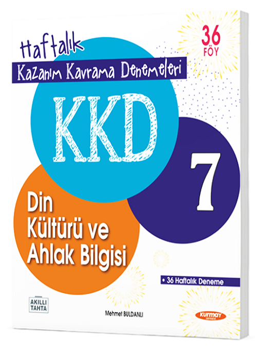 Kurmay ELT 7. Sınıf Din Kültürü ve Ahlak Bilgisi KKD Haftalık Kazanım Kavrama Denemeleri Kurmay ELT Yayınları