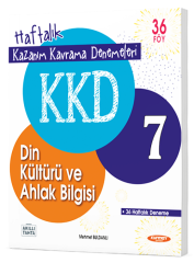 Kurmay ELT 7. Sınıf Din Kültürü ve Ahlak Bilgisi KKD Haftalık Kazanım Kavrama Denemeleri Kurmay ELT Yayınları