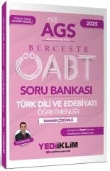 Yediiklim 2025 ÖABT MEB-AGS Türk Dili ve Edebiyatı Öğretmenliği Berceste Soru Bankası Çözümlü - Oğuzhan Kırlı Yediiklim Yayınları